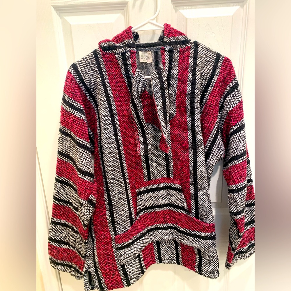 Woman’s, Mexican Baja hoodie sweater.